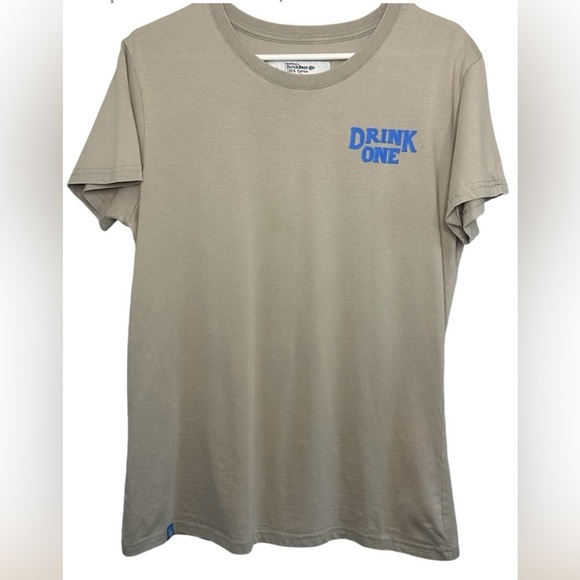 ✌️Dutch Bros small Gray with Blue “Drink One For Dane” Vintage 2009 Tee DB 1992 - Picture 1 of 6